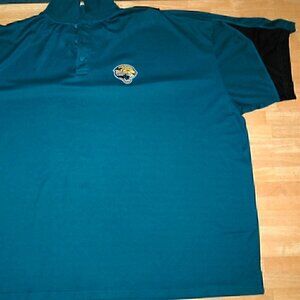 Jaguars Men's Shirt 6X NFL Team Apparel Polo Jacksonville Jags